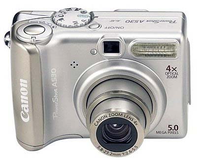 Canon Digital Video Camera on Canon Powershot A530 Digital Camera Features And Specification