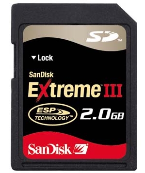 Sandisk Extreme III SD Cards Review and Features